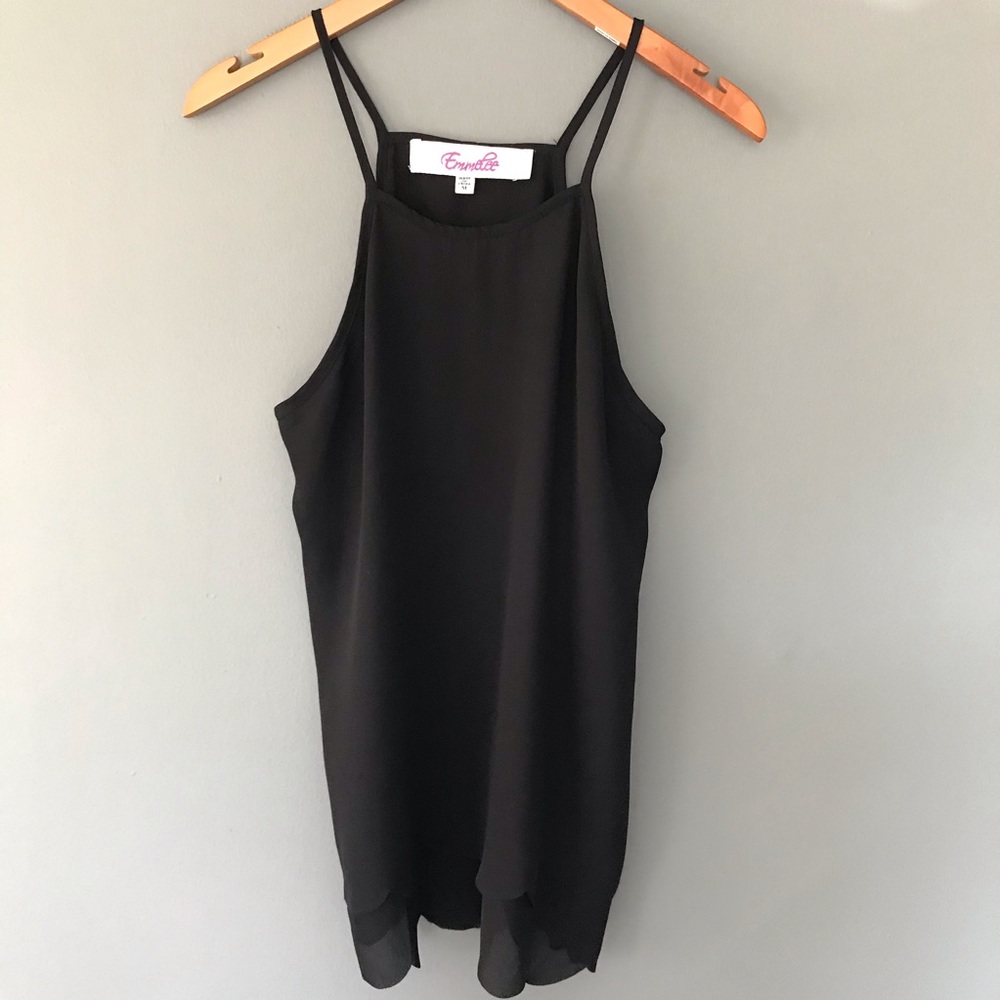 Francescas Scallop Chiffon Tank